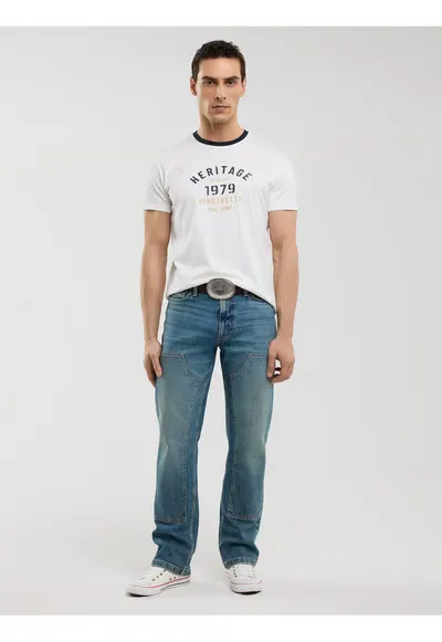 Tricou regular fit din bumbac Jaros
