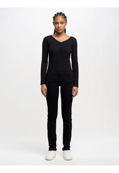 Bluza cu decolteu in V Nathalie 906