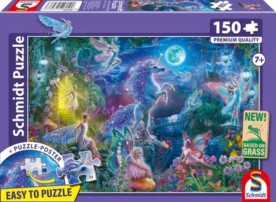 Puzzle pentru copii Schmidt din 150 piese - Povestea Unicornului