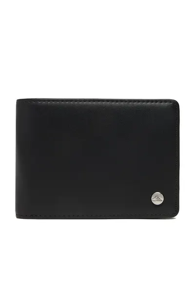 Portofel barbati textil negru compact