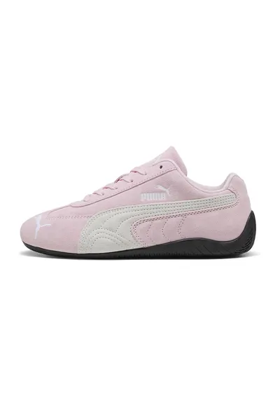 Pantofi sport Speedcat OG unisex din piele intoarsa - Alb/Roz