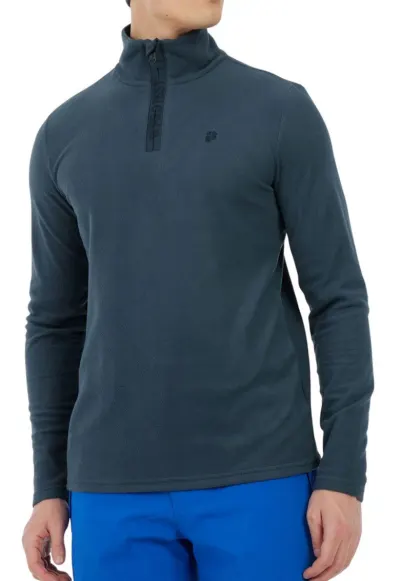 Bluza sport din fleecd cu fenta cu fermoar