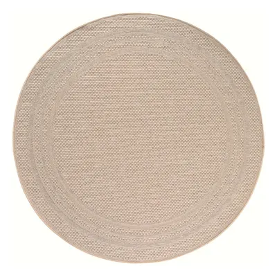 Covor pentru exterior și interior bej rotund ø 160 cm Desert 1304 – Ayyildiz Carpets