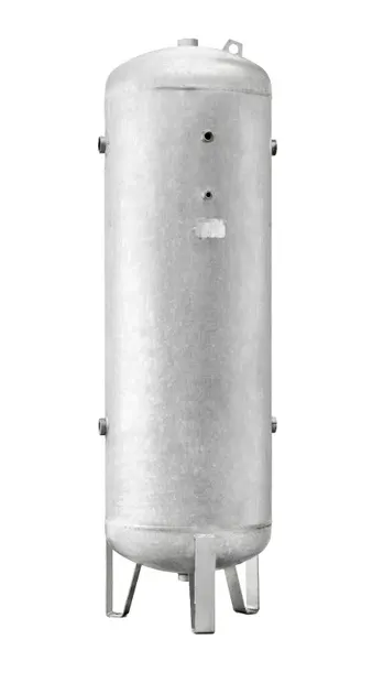 Rezervor de aer vertical galvanizat / zincat - 900 litri, max. 11 bari - ABAC-V900-11B-ZINC