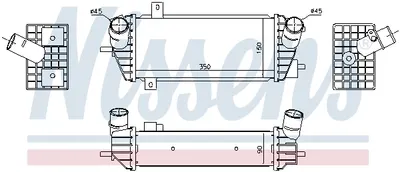 Intercooler potrivit HYUNDAI TUCSON; KIA SPORTAGE IV 1.7D 06.15-09.22