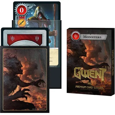 Protecții pentru cărți de joc No Loading Games - Gwent Sleeves Monsters (100 buc.)