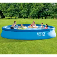 Intex Piscină Easy Set cu sistem de filtrare, 457 x 84 cm