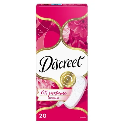 Absorbante Zilnice Discreet Normal Plus, 20 Bucati