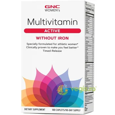 Complex de Multivitamine pentru Femei fara Fier (Ultra Mega Active Without Iron) 180tb