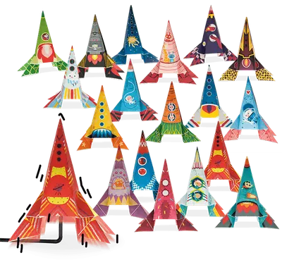 Set creativ - Easy Origami - Rachete
