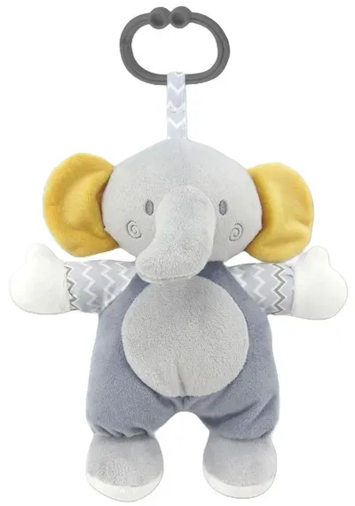 Jucărie de pluș Lorelli Toys - Elefant, gri