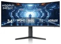 Monitor gaming KOORUI - 34E6UC, 34'', 165Hz, 1ms, VA, Curved