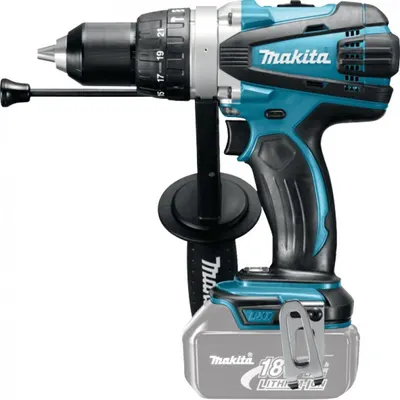 Șurubelniță cu impact cu acumulator Makita - DHP458Z, 18V - LXT, 1.5-13 mm, S