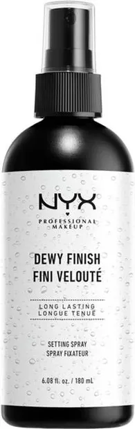 NYX Professional Spray fixator pentru față Dewy Finish, 180 ml