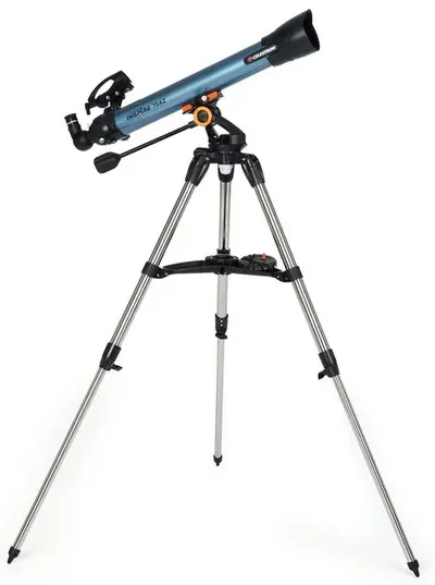 Telescop Celestron - Inspire 70AZ, AC 70/700, albastru
