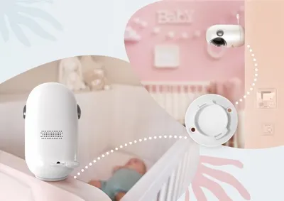 Monitor electric pentru bebelusi Neno Berkano cu receptor wireless