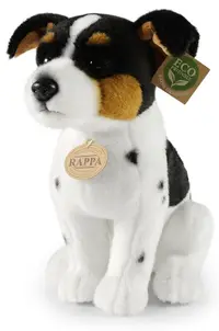 Jucărie de pluș Rappa Eco friends - Câine Jack Russell Terrier, 29 cm