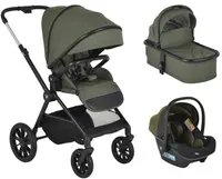 Cărucior combinat 3 în 1 pentru bebeluși Cangaroo - Joker, Olive-Green