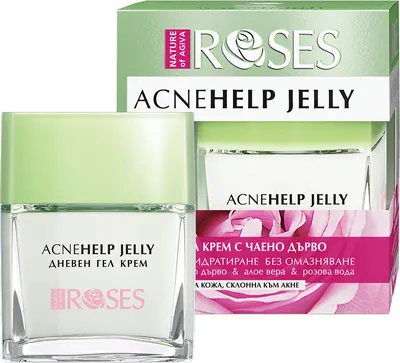 Agiva Roses Gel-cremă de zi pentru față Acne Help Jelly, 50 ml