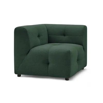 Șezlong verde închis (cu colț pe partea stângă) Kleber – Bobochic Paris