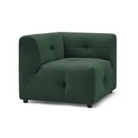 Șezlong verde închis (cu colț pe partea stângă) Kleber – Bobochic Paris