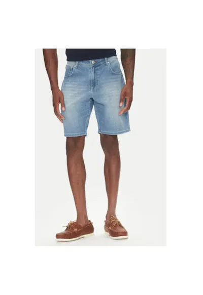 Pantaloni scurti din denim barbati 26655640 - Bumbac/Lyocell - Albastru - Albastru