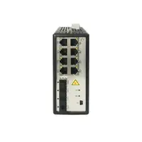 Swich cu 8 porturi PoE Gigabit industrial Hikvision DS-3T3512P, 4 porturi SFP, 30W, cu management