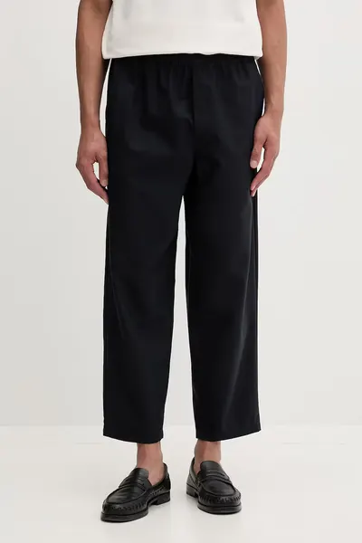 American Vintage pantaloni pentru bărbați, cu amestec de in