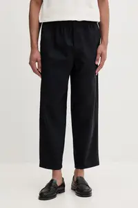 American Vintage pantaloni pentru bărbați, cu amestec de in