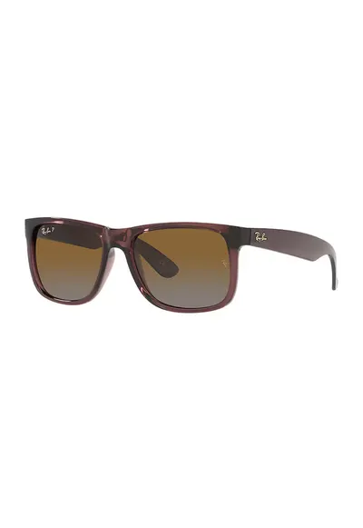 Ochelari de soare wayfarer cu logo discret Justin - Liliac prafuit