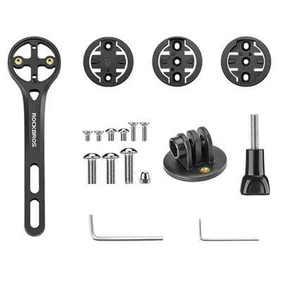 Suport ciclocomputer biciclete extensie compatibil Garmin/Bryton negru