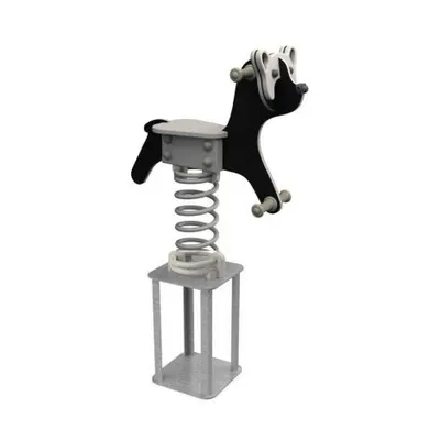 Balansoar Pe Arc Pentru Copii Panda, HDPE, Cu Prindere In Beton KBT