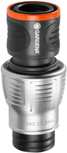 Furtun de conectare Gardena - Premium, cuplare rapidă furtun feminin cu supapă de oprire 3/4''