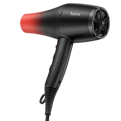 Uscator de par Hoco HP15 – Compact, Puternic și Portabil, Negru/Rosu Engros