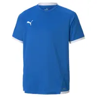 Tricou de fotbal teamLIGA pentru adolescenți PUMA Electric Blue Lemonade White