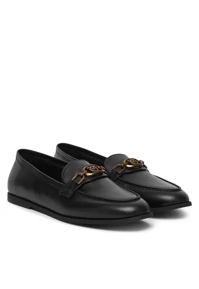 Mocasini dama - piele naturala - negru - elegant - confortabil