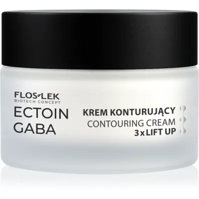 FlosLek Laboratorium Ectoin Gaba Contouring Face Cream 3xLift Up crema cu efect de lifting pentru finisarea contururilor 50 ml