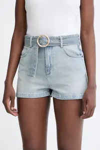 Twinset pantaloni scurți pentru femei, din denim