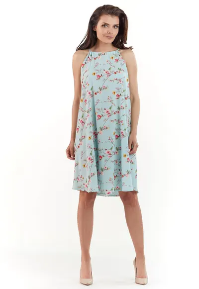 Rochie dama Poliester - M175 - Albastru