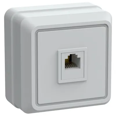RT20-OB Simpla priza telephone OKTAVA (Alb)