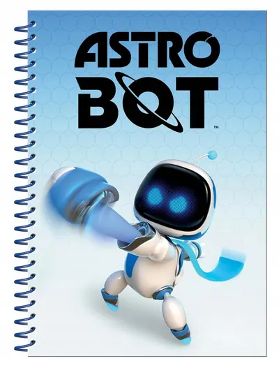 Set agenda cu stickere Pyramid Games: Astro Bot - Crew, format A5