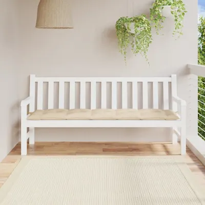 Gossi perna banca de gradina, bej, 180x50x7 cm, material oxford