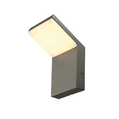 Corp iluminat de perete, aplica, ORDI lumina de perete exterior, cu LED-uri, 3000K, antracit, 9W