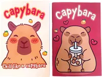 Caiet GIM Capybara - Boba Chill, B5, 40 foi, asortiment