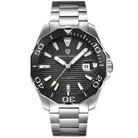Ceas bărbătesc mecanic PAGANI DESIGN 1617 - sport militar, inox, rezistent la apă, design premium