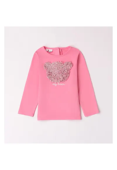 Bluza cu imprimeu in relief pentru fete - 4.A585