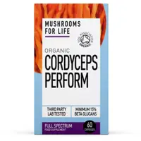 Organic Cordyceps Perform 1000 mg Full Spectrum, 60 capsule, Mushrooms4Life