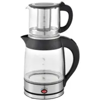 Fierbator Electric si Ceainic, Putere 2200W, Capacitate 1.8 l si 0.8 l, Argintiu