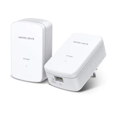 Starter Kit PowerLine Gigabit Mercusys AV1000 MP500 KIT, 1 Gbps, 300 m