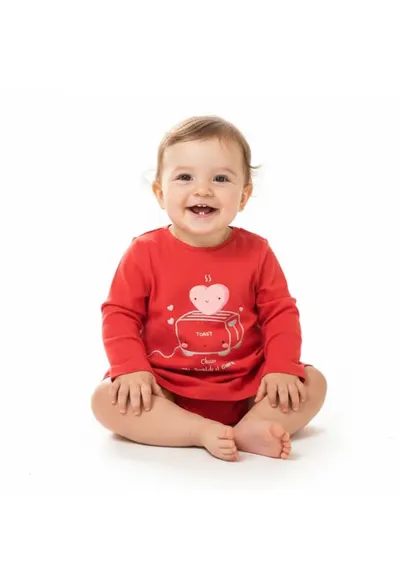 Bluza din bumbac cu decolteu la baza gatului